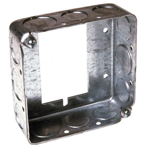 4 in steel square box extension ring|raco masonry box extension ring.